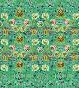 Rose De Damas Mural by Designers Guild Jade