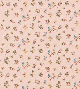 Rosebud Fabric by Clarke & Clarke Blush Rosebud Fabric by Clarke & Clarke Blush