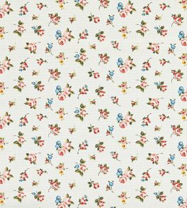 Rosebud Fabric by Clarke & Clarke Spice Rosebud Fabric by Clarke & Clarke Spice