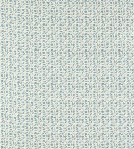 Rosehip Outdoor Fabric by Morris & Co Mineral Blue Rosehip Outdoor Fabric by Morris & Co Mineral Blue