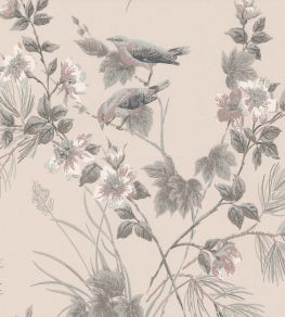 Rosemore Wallpaper by 1838 Wallcoverings Pink