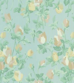 Roseraie Wallpaper by Jannelli&Volpi Sky Blue Roseraie Wallpaper by Jannelli&Volpi Sky Blue