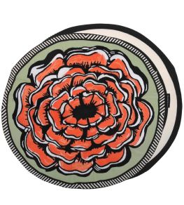 Roseron Cushion Ø 45cm by Christian Lacroix Tomate