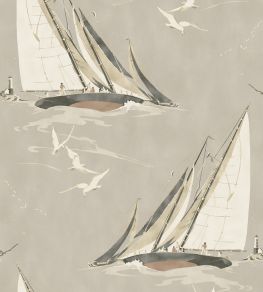 Round The Island Wallpaper by Mulberry Home Antique