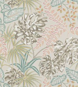 Rousseau Wallpaper by Jane Churchill Taupe/Pink Rousseau Wallpaper by Jane Churchill Taupe/Pink