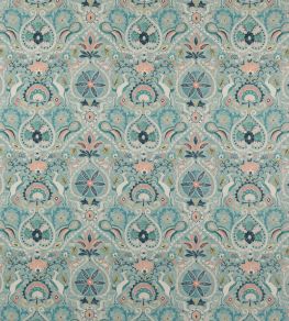 Roxton Fabric by Jane Churchill Teal