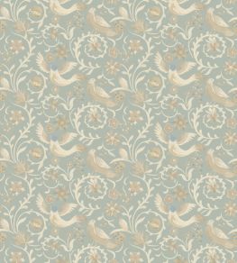 Royal Court Wallpaper by GP & J Baker Old Blue Royal Court Wallpaper by GP & J Baker Old Blue