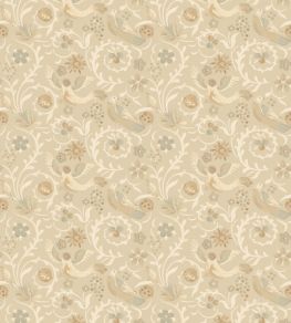 Royal Court Wallpaper by GP & J Baker Parchment