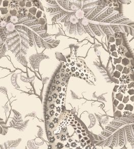 Royal Giraffe Wallpaper by Cole & Son Pebble