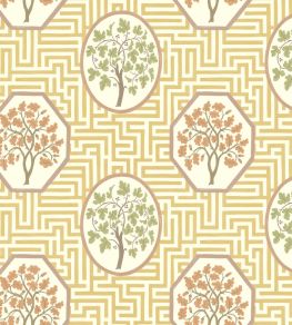 Royal Maze Wallpaper by GP & J Baker Ochre Royal Maze Wallpaper by GP & J Baker Ochre