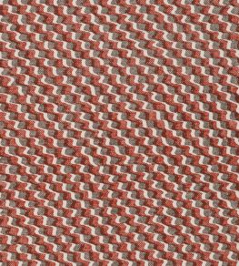 Ruffle Fabric by Fermoie Red/Grey