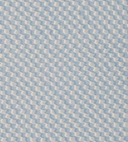 Ruffle Fabric by Fermoie Sky Blue