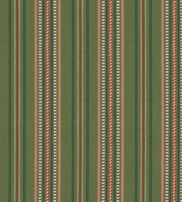 Rufus Stripe Fabric by GP & J Baker Green