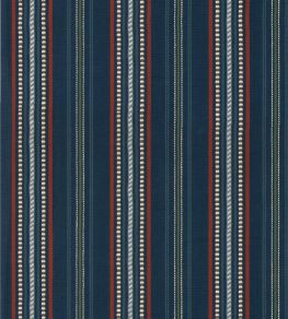 Rufus Stripe Fabric by GP & J Baker Indigo Rufus Stripe Fabric by GP & J Baker Indigo