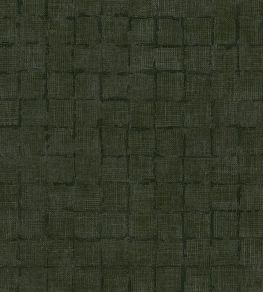 Rustic Check Wallpaper by Eijffinger Dark Green Rustic Check Wallpaper by Eijffinger Dark Green