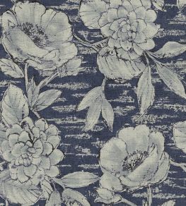 Rustic Floral Wallpaper by Eijffinger Blue Rustic Floral Wallpaper by Eijffinger Blue