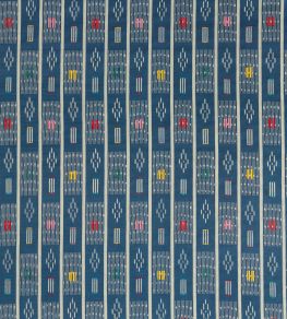 Safar Fabric by Sanderson Indigo/Multi