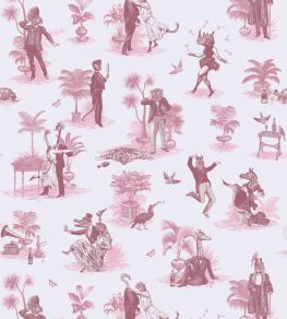 Safari Soiree Wallpaper by Divine Savages Rouge Safari Soiree Wallpaper by Divine Savages Rouge