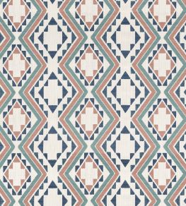 Sagamore Fabric by Thibaut Clay and Navy