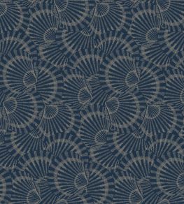 Saint Malo Wallpaper by Casadeco Bleu Orage Saint Malo Wallpaper by Casadeco Bleu Orage