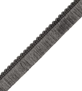 Saisons Brush Fringe Trimming by Samuel & Sons Charcoal Saisons Brush Fringe Trimming by Samuel & Sons Charcoal