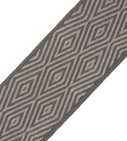 Saisons Diamond Border Trimming by Samuel & Sons Slate Saisons Diamond Border Trimming by Samuel & Sons Slate