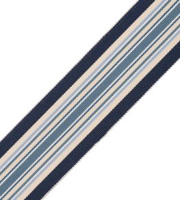 Saisons Stripe Border Trimming by Samuel & Sons Polo Saisons Stripe Border Trimming by Samuel & Sons Polo