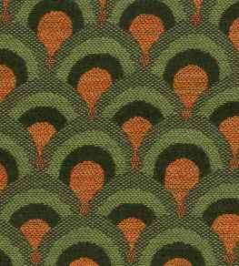 Salerno Fabric by MINDTHEGAP Green Salerno Fabric by MINDTHEGAP Green