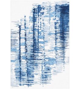 Salila Rug by William Yeoward Indigo Salila Rug by William Yeoward Indigo