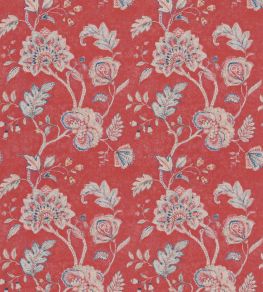 Samarra Fabric by Nina Campbell Red Samarra Fabric by Nina Campbell Red