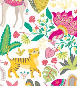 Samba Safari Wallpaper by Ohpopsi Fruit Salad Samba Safari Wallpaper by Ohpopsi Fruit Salad