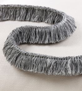 Sambu Fringe Trimming by Romo Gunmetal Sambu Fringe Trimming by Romo Gunmetal