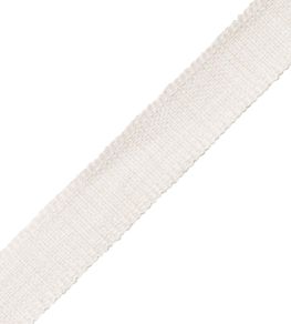 Positano Linen Border 25MM Trimming by Samuel & Sons Salt Positano Linen Border 25MM Trimming by Samuel & Sons Salt