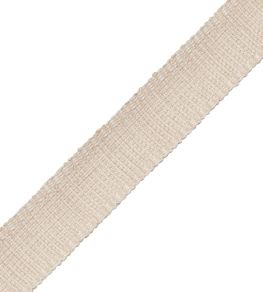 Positano Linen Border 25MM Trimming by Samuel & Sons Bisque Positano Linen Border 25MM Trimming by Samuel & Sons Bisque