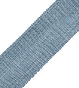 Positano Linen Border 50MM Trimming by Samuel & Sons Cornflower