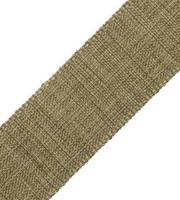 Positano Linen Border 50MM Trimming by Samuel & Sons Olive Positano Linen Border 50MM Trimming by Samuel & Sons Olive