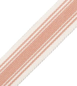 Sorrento Striped Border Trimming by Samuel & Sons Blush Sorrento Striped Border Trimming by Samuel & Sons Blush