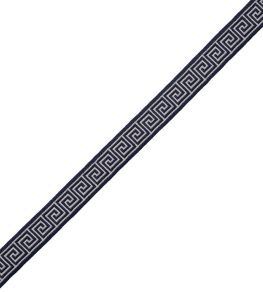 Aristotle Greek Key 16MM Trimming by Samuel & Sons Midnight Blue Aristotle Greek Key 16MM Trimming by Samuel & Sons Midnight Blue