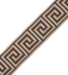 Aristotle Greek Key 35MM Trimming by Samuel & Sons Chocolate Aristotle Greek Key 35MM Trimming by Samuel & Sons Chocolate