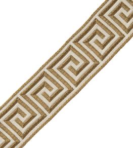 Aristotle Greek Key 35MM Trimming by Samuel & Sons Antique Gold Aristotle Greek Key 35MM Trimming by Samuel & Sons Antique Gold