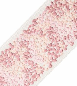 Brielle Embroidered Border Trimming by Samuel & Sons Peony Brielle Embroidered Border Trimming by Samuel & Sons Peony