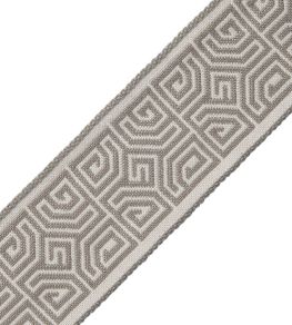 Aztec Border Trimming by Samuel & Sons Fog Aztec Border Trimming by Samuel & Sons Fog