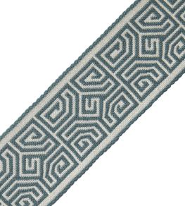 Aztec Border Trimming by Samuel & Sons Azul