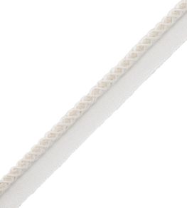 Inca Cord With Tape Trimming by Samuel & Sons Creme Inca Cord With Tape Trimming by Samuel & Sons Creme