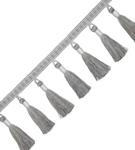 Inca Tassel Fringe Trimming by Samuel & Sons Fog Inca Tassel Fringe Trimming by Samuel & Sons Fog