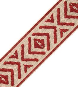 Mayan Border Trimming by Samuel & Sons Vermillion Mayan Border Trimming by Samuel & Sons Vermillion