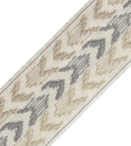 Somerset Ikat Border Trimming by Samuel & Sons Slate Somerset Ikat Border Trimming by Samuel & Sons Slate