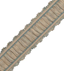 Tiverton Pleated Border Trimming by Samuel & Sons Patina