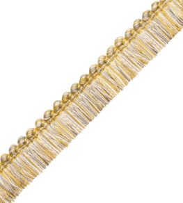 Veranda Linen Brush Fringe Trimming by Samuel & Sons Goldenrod Veranda Linen Brush Fringe Trimming by Samuel & Sons Goldenrod