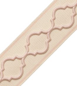 Corinne Embroidered Border Trimming by Samuel & Sons Petal Corinne Embroidered Border Trimming by Samuel & Sons Petal